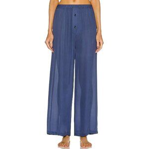 Kiki De Montparnasse Riviera Georgette Boxer Pant Blue ( M )